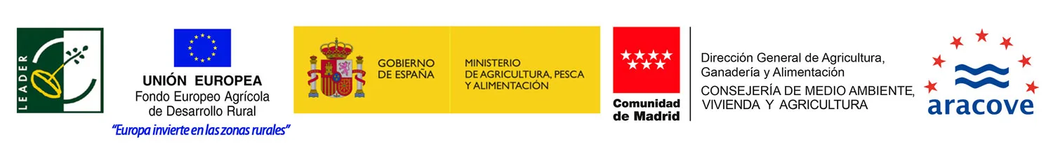 Logotipos de las entidades financiadoras del programa LEADER