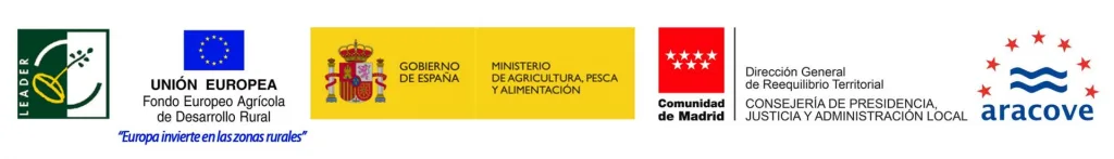 Logotipos de las entidades financiadoras de LEADER 2023-2027