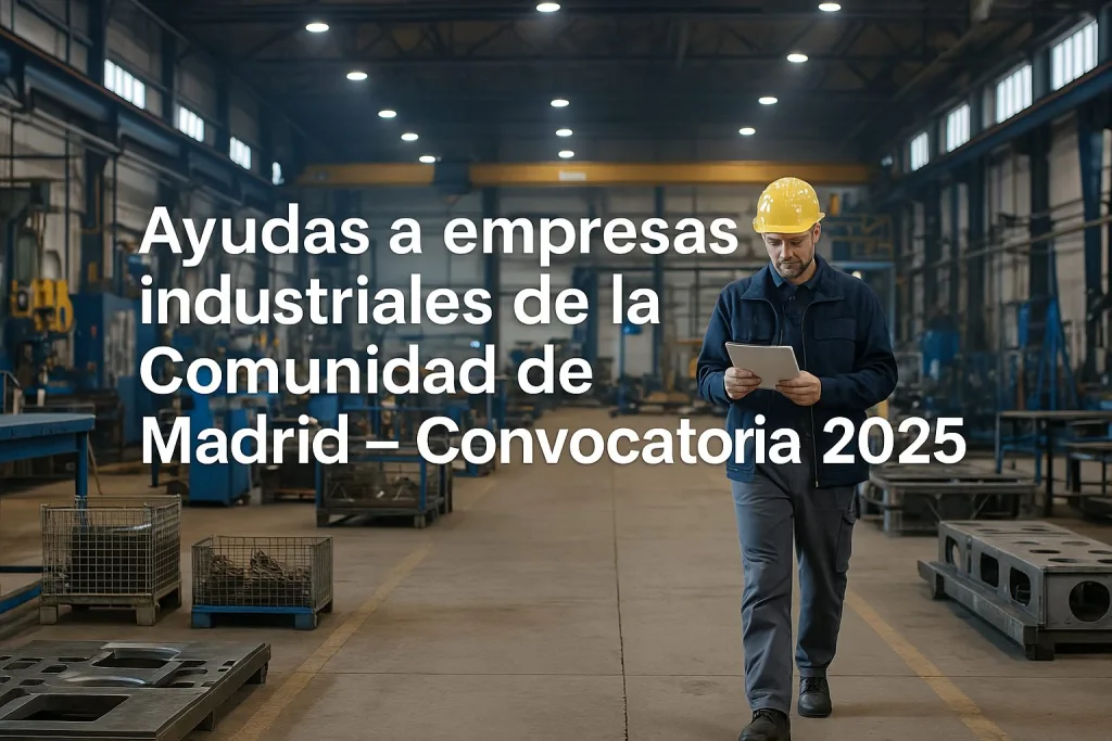 Ayudas a pymes industriales de la Comunidad de Madrid