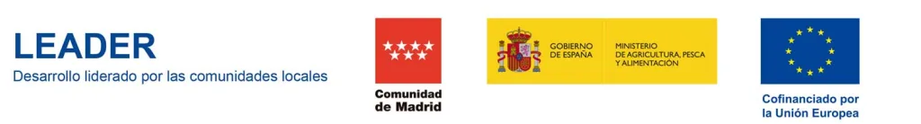 Logotipos de las entidades financiadoras de LEADER 2023-2027
