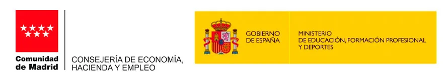 Logotipos de las entidades financiadoras de la formación